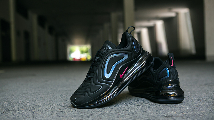 Nike Air Max 720 Black Blue Shoes